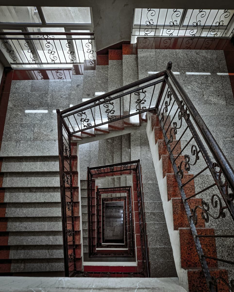 typical staircases types material