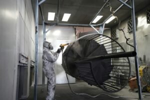 paint or spray cabinets