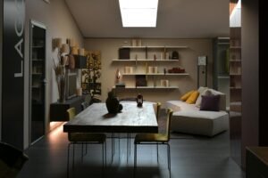 italian interior design details bricks