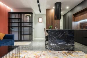 rich-colored marble kitchen trends