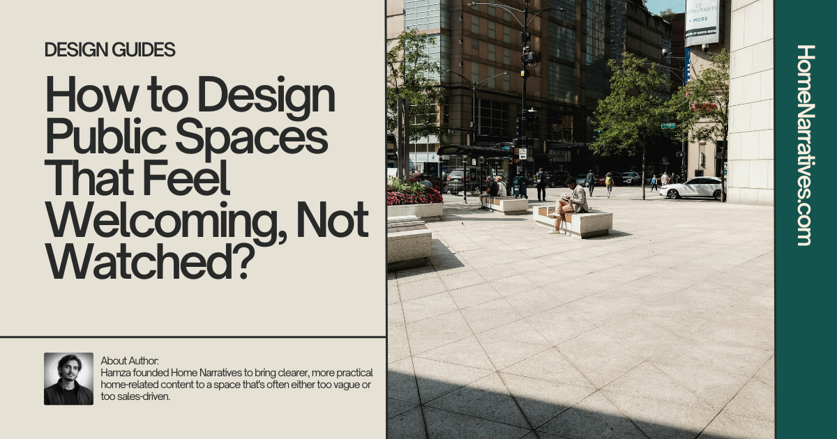 How to Design Public Spaces