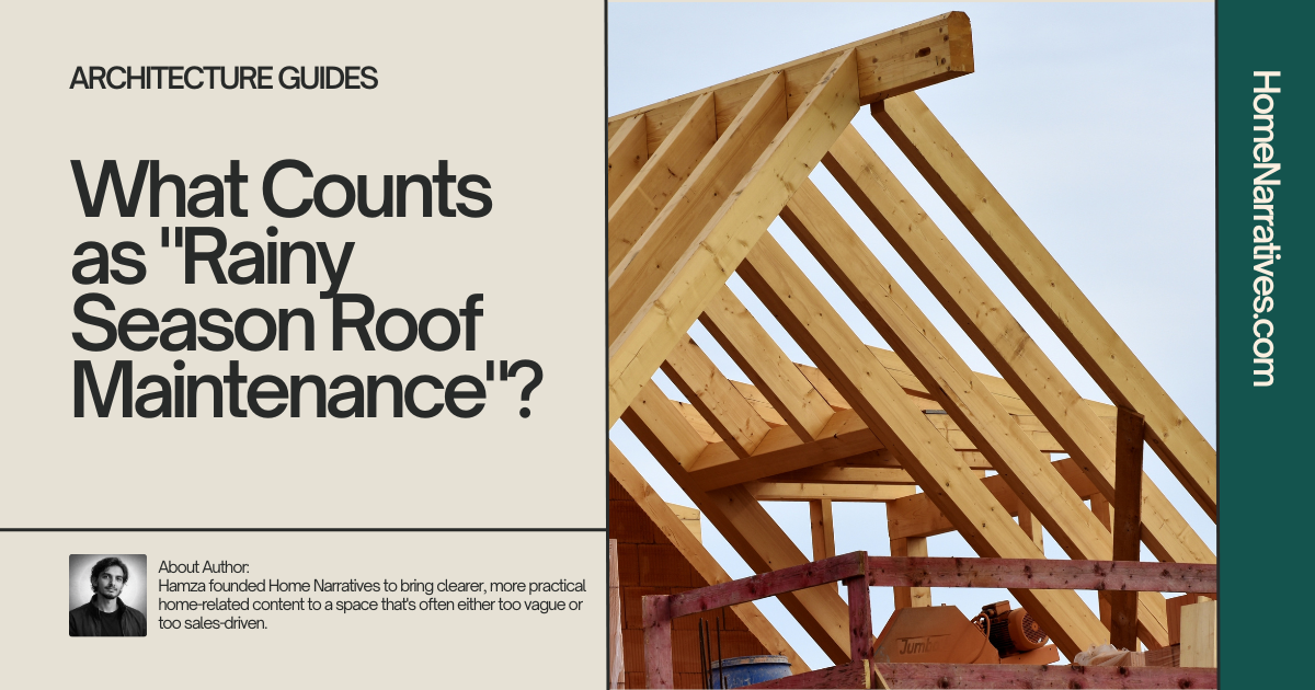 roofing maintenance for rainy seasons